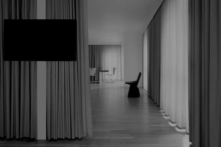 Nicolas Dahan, Curtains and Light, Nicolas Dahan apartment in paris, appartement paris, photographie : © Vincent Leroux